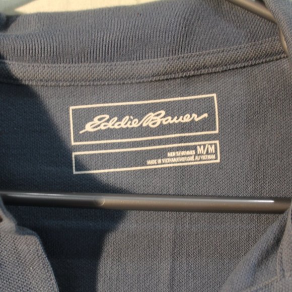 Eddie Bauer Men's polo Shirt | Blue | Medium - Picture 3 of 3